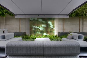 Aralia, RHS Chelsea Flower Show 2012, Contemporary Gardens, Roof Terraces, Urban Garden, Show Garden, Commercial Garden, LCD Outdoor Sports Screen, Award winning